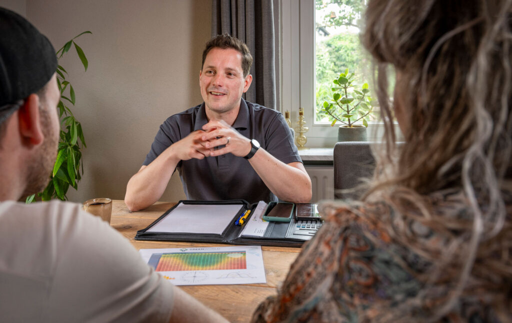 Zonnepanelen adviesgesprek